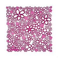 VedoNonVedo Vale decorative element for furnishing and dividing rooms - transparent fuchsia 1